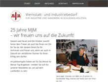 Tablet Screenshot of mjm-werkzeug.de